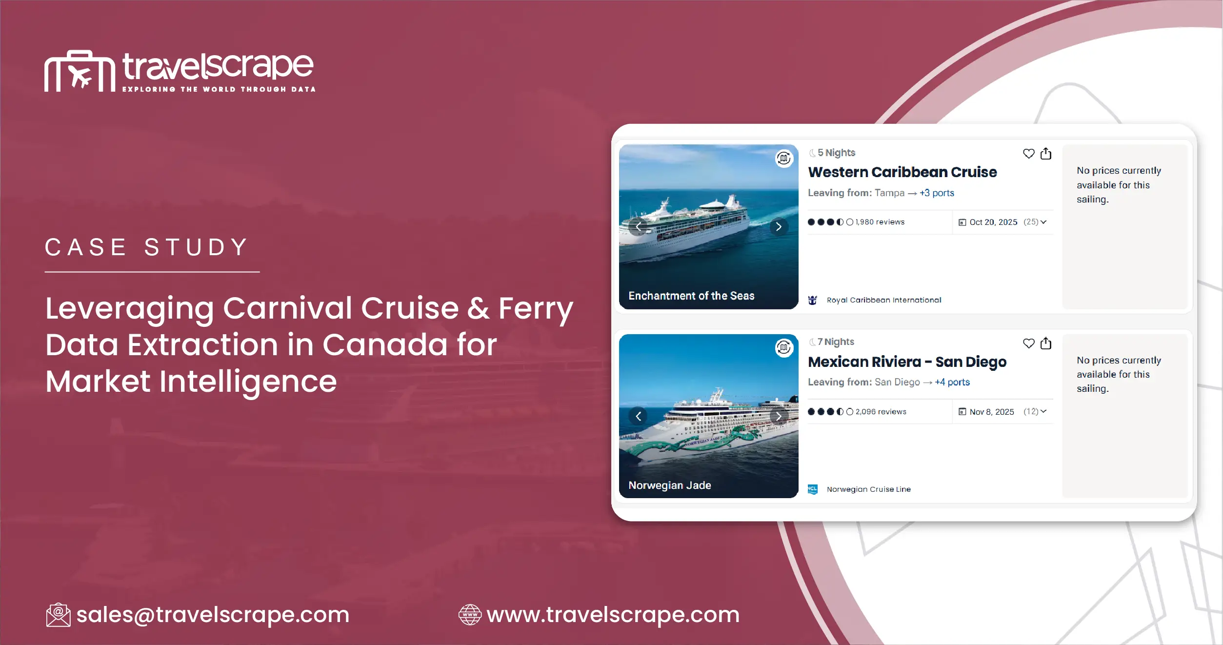  Leveraging Carnival Cruise & Ferry Data Extraction in Canada for Market Intelligence